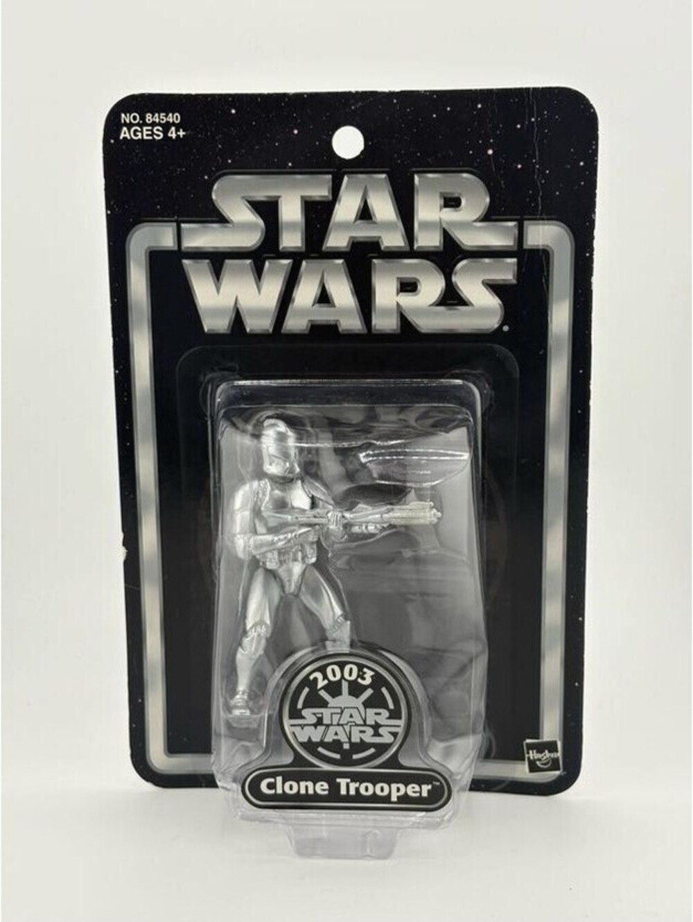 Silver Clone Trooper Hasbro Star Wars 2003 Anniversary Sealed Figure